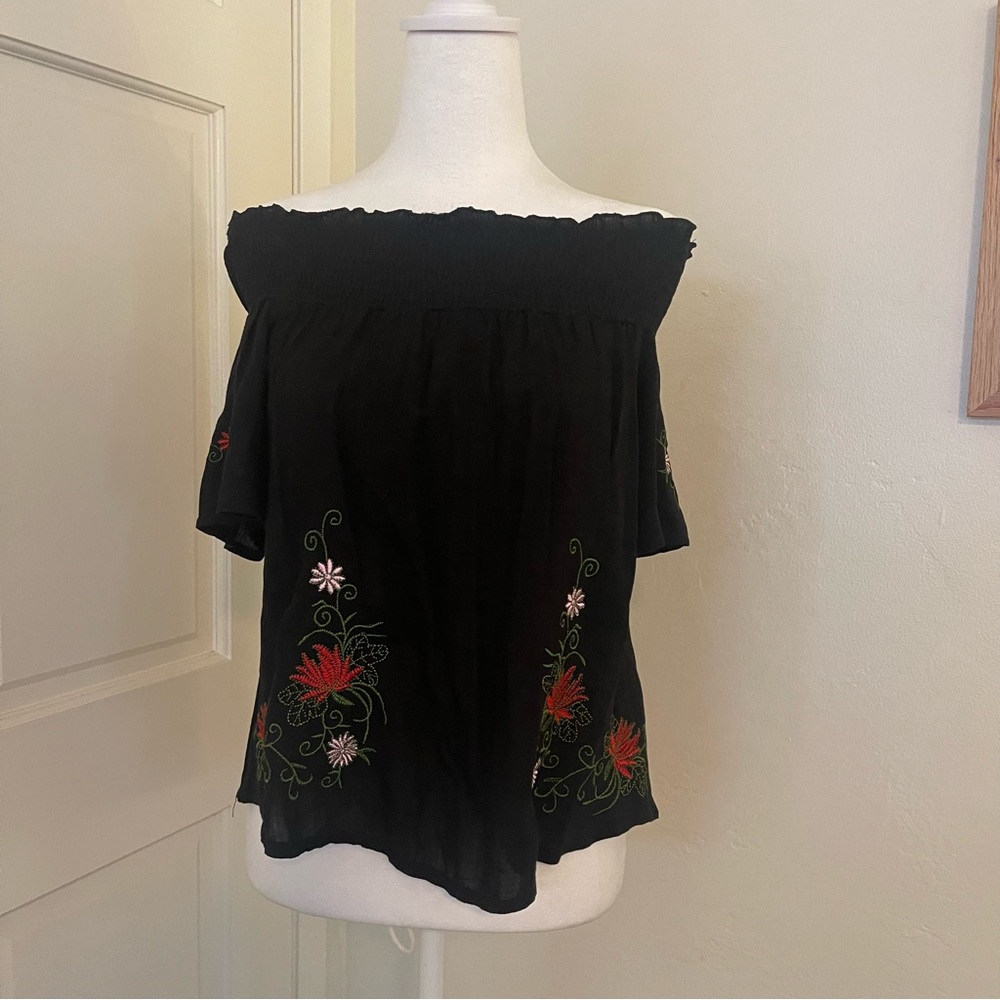 Off the Shoulder Floral Top